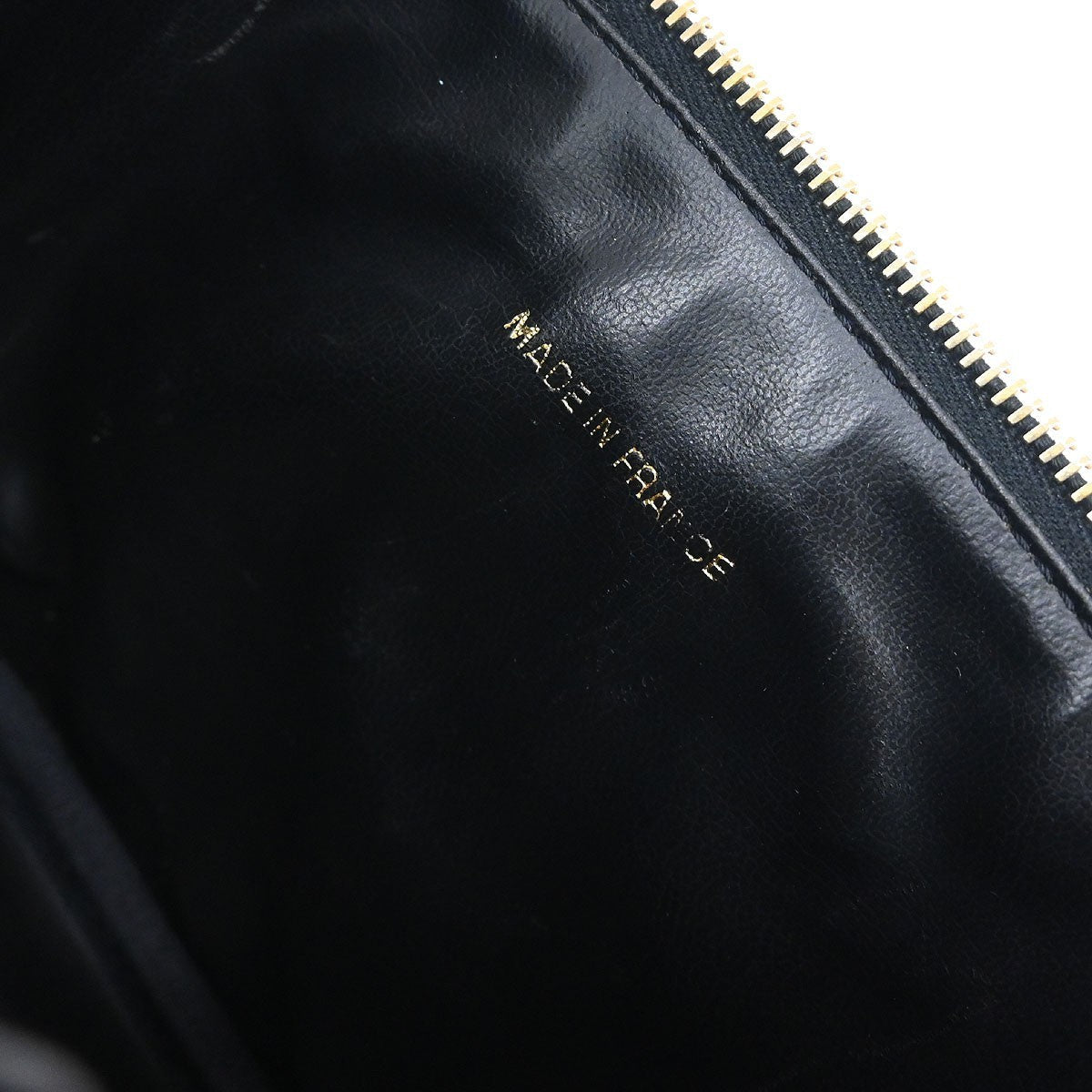 Chanel Vintage Timeless Cosmetic Case Caviar Black Leather Handbag (Authentic  )