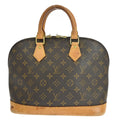 Louis Vuitton Alma Handbag Monogram Canvas Brown Canvas Handbag ( )