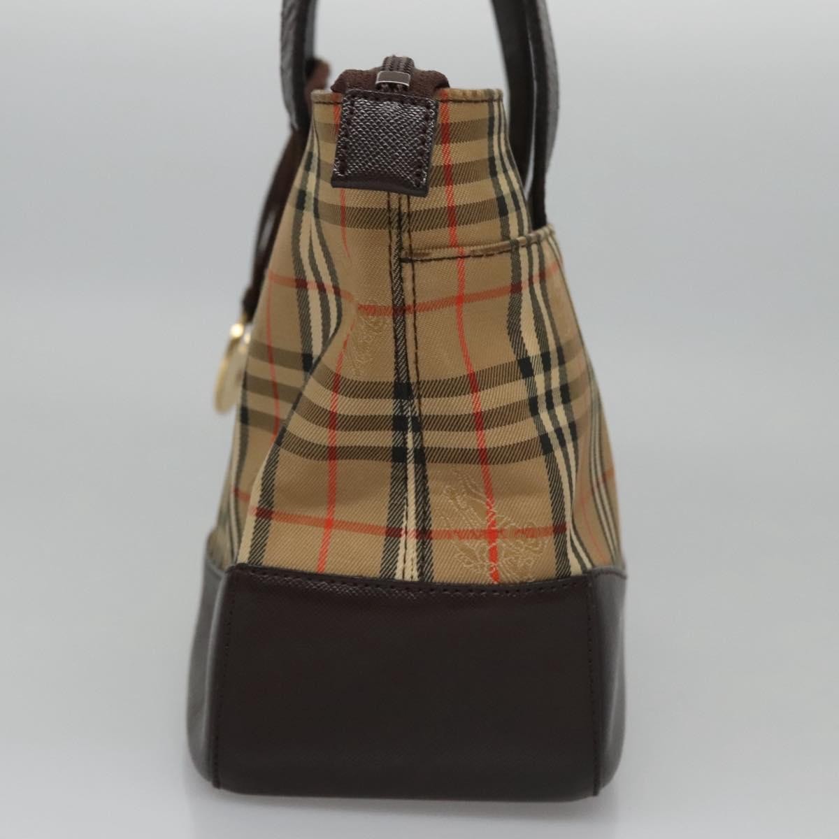 Burberry Nova Check Handbag Nova Check Canvas And Leather Beige Canvas Handbag (Authentic  )