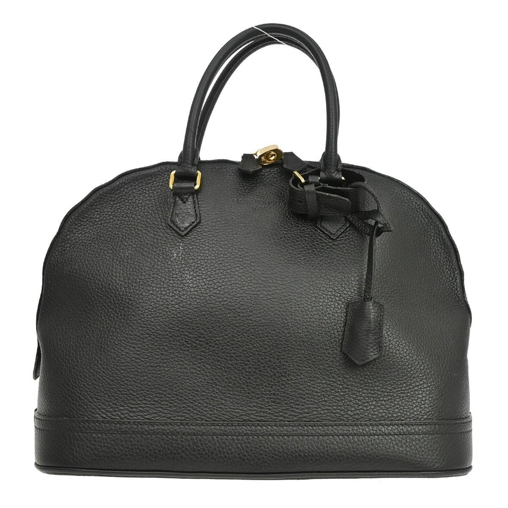 Louis Vuitton Parnassea Alma Handbag Taurillon Leather Black Leather Handbag ( )