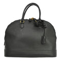 Louis Vuitton Parnassea Alma Handbag Taurillon Leather Black Leather Handbag ( )