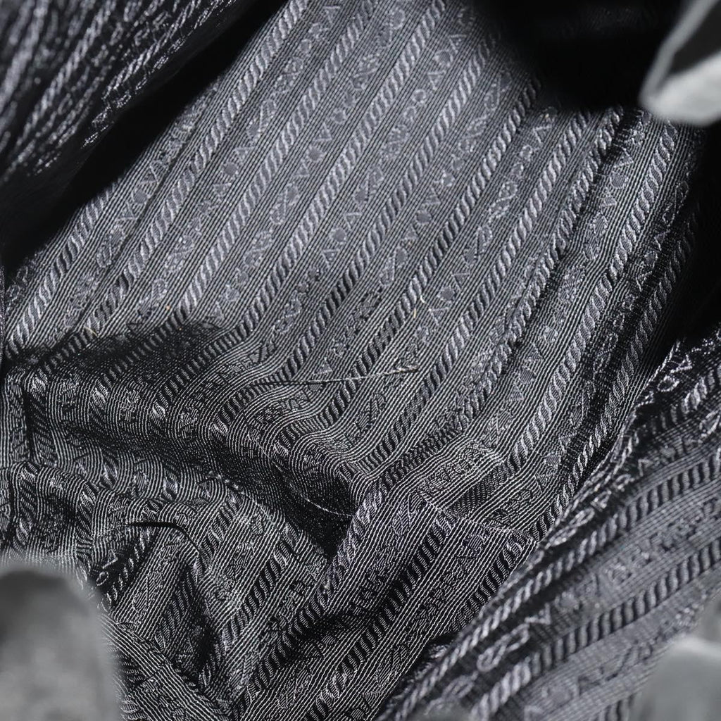Prada Double Front Pocket Backpack Tessuto Black Nylon Backpack Bag ( )