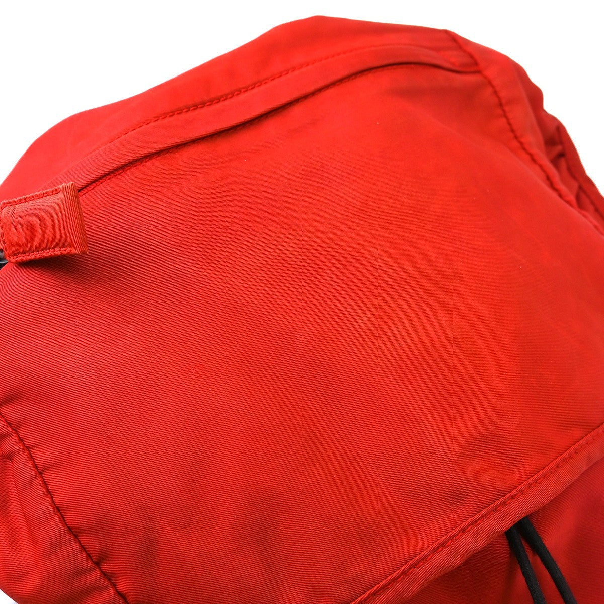 Prada Double Buckle Backpack Tessuto Red Nylon Backpack Bag ( )