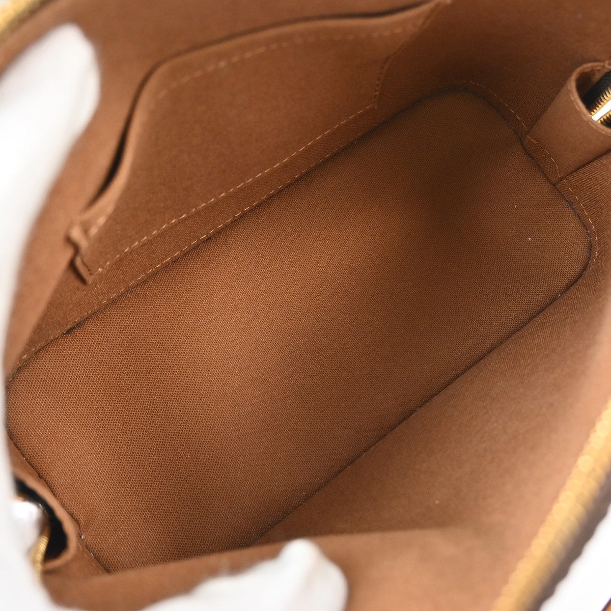 Louis Vuitton Alma Handbag Monogram Canvas Brown Canvas Handbag ( )