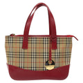 Burberry Nova Check Handbag Nova Check Canvas And Leather Beige Canvas Handbag (Authentic  )