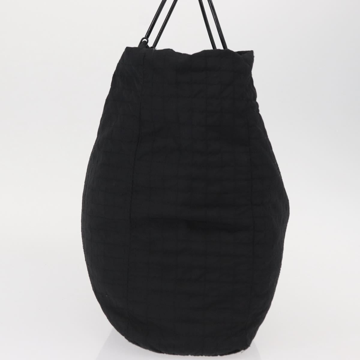 Prada Vintage Handbag Tessuto Black Nylon Handbag (Authentic  )
