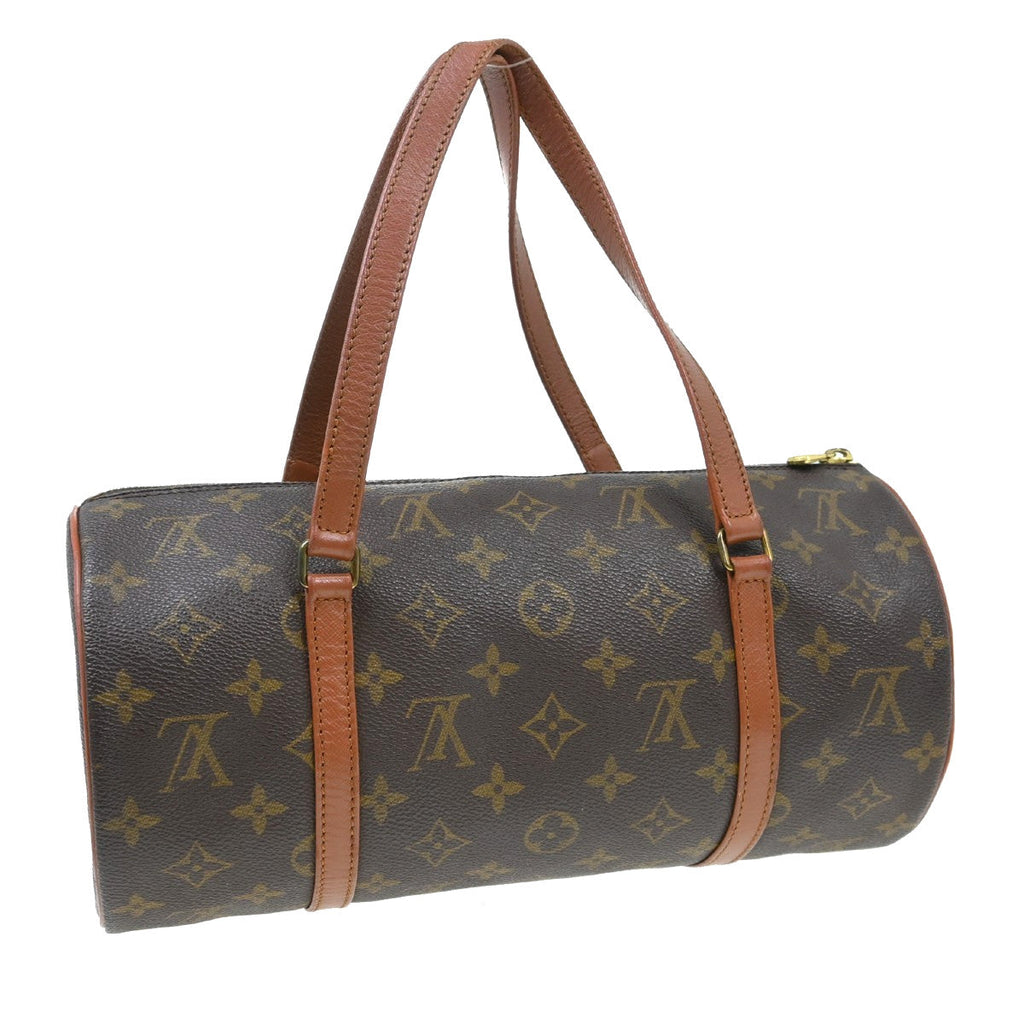 Louis Vuitton Papillon Handbag Monogram Canvas Brown Canvas Handbag ( )