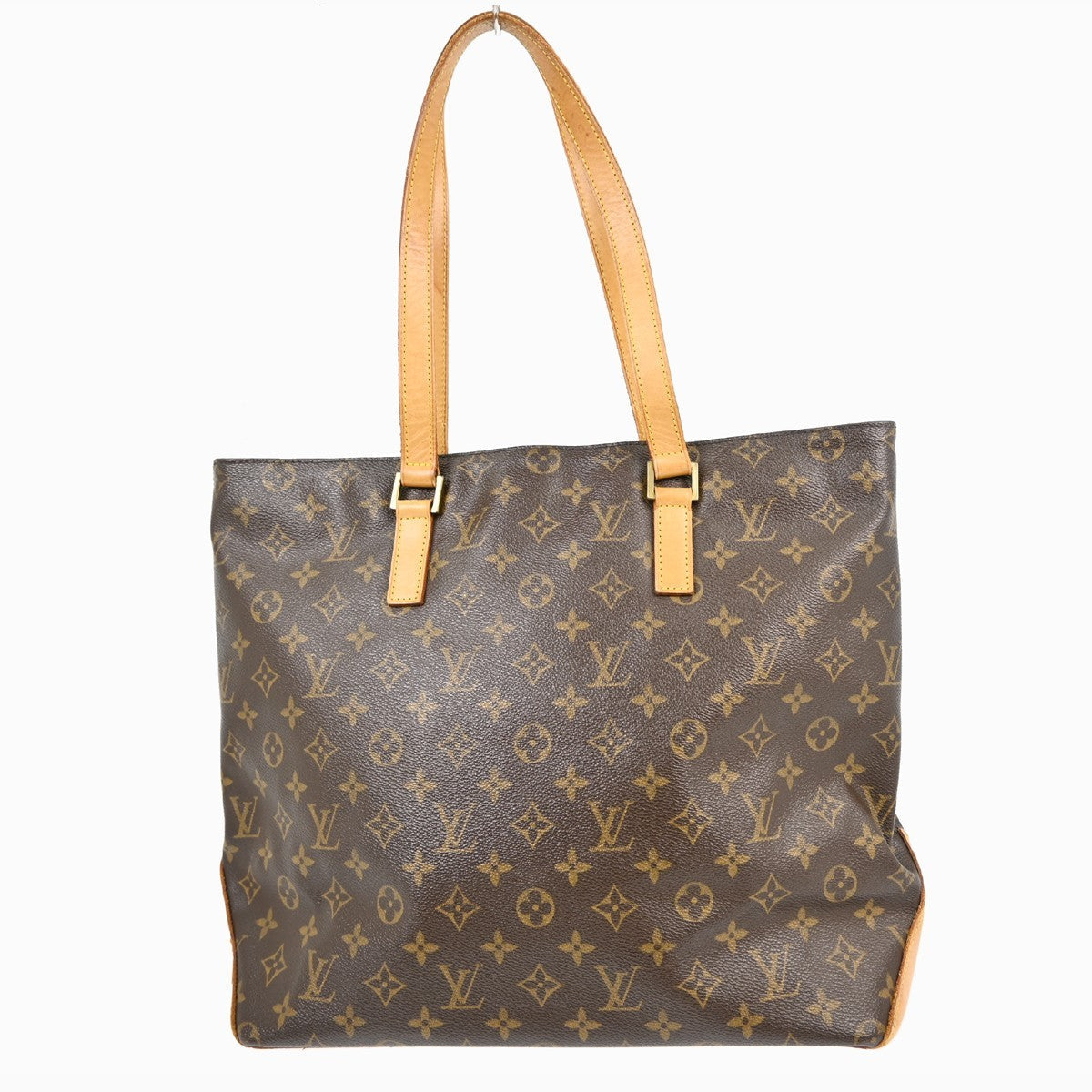 Louis Vuitton Cabas Mezzo Monogram Canvas Brown Canvas Handbag ( )