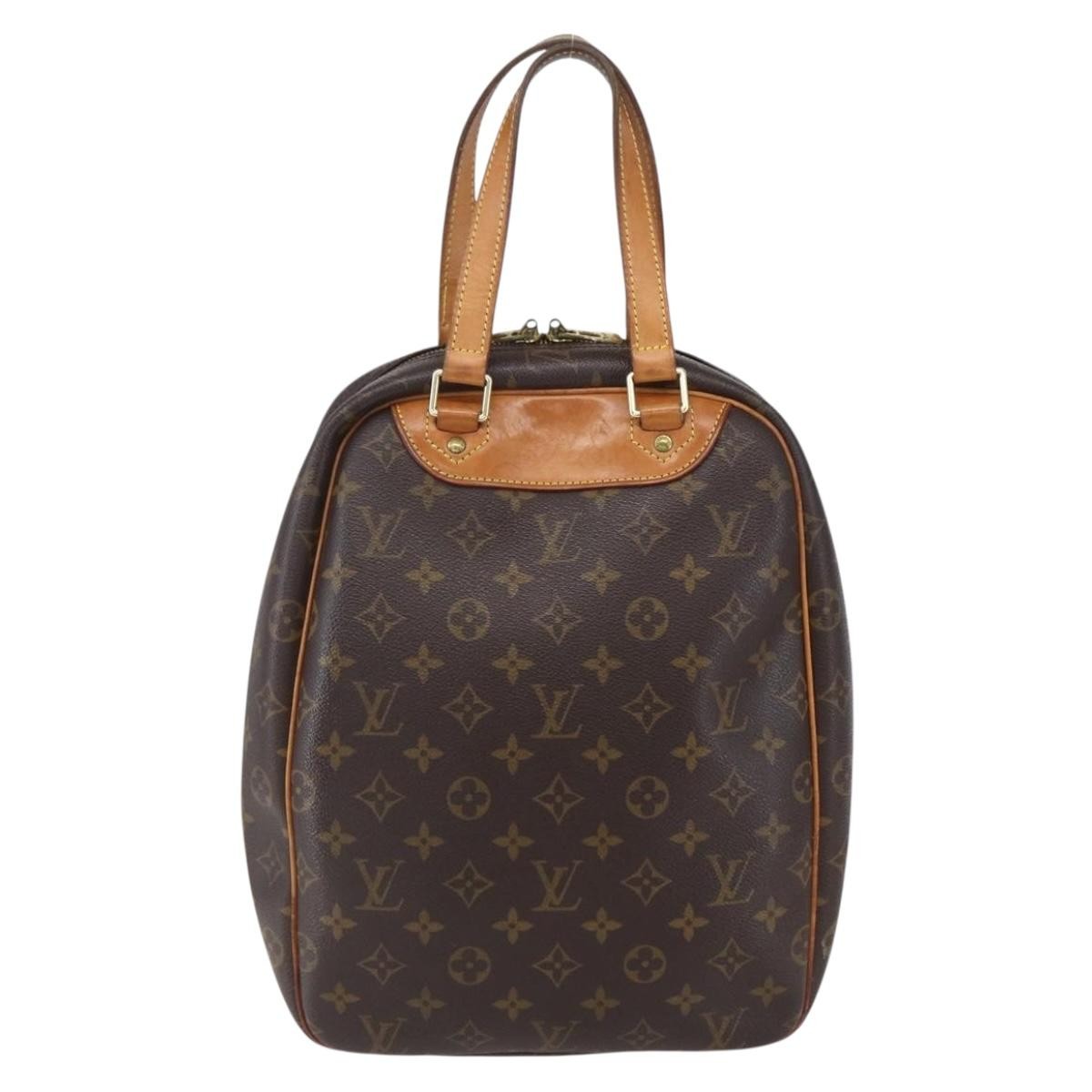 Louis Vuitton Excursion Handbag Monogram Canvas Brown Canvas Handbag (Authentic  )