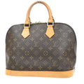 Louis Vuitton Alma Handbag Monogram Canvas Brown Canvas Handbag ( )