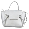 Celine Belt Bag Textured Leather Silver Leather Handbag (Authentic  )