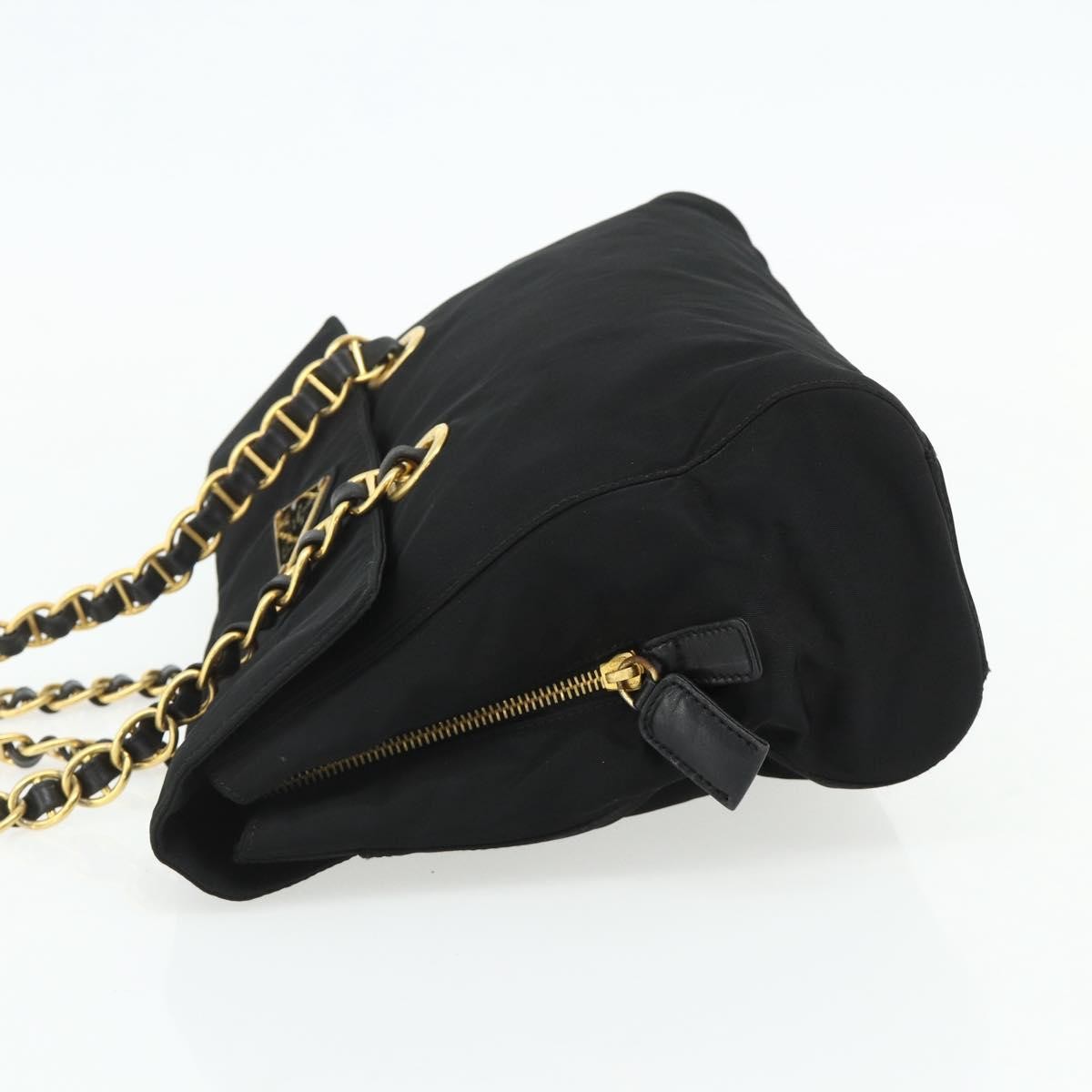 Prada Re-Edition 1995 Chain Tote Quilted Re-Nylon Black Nylon Handbag ( )