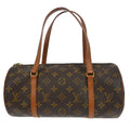 Louis Vuitton Papillon Handbag Monogram Canvas Brown Canvas Handbag ( )