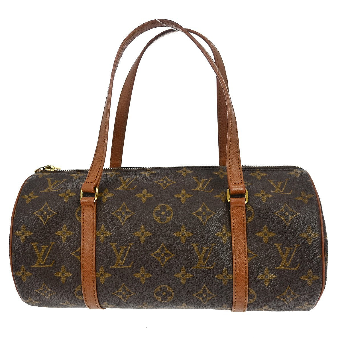 Louis Vuitton Papillon Handbag Monogram Canvas Brown Canvas Handbag ( )
