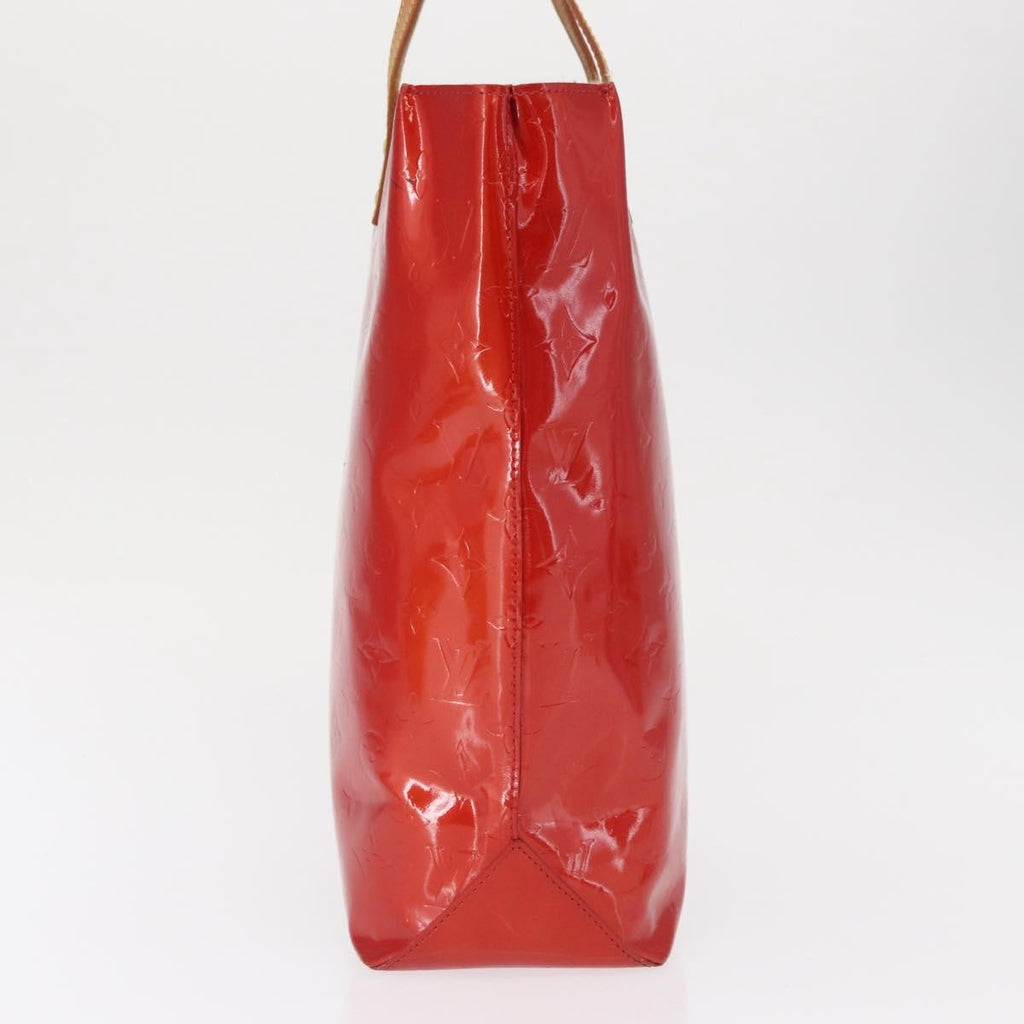Louis Vuitton Reade Handbag Monogram Vernis Red Patent_Leather Handbag (Authentic  )