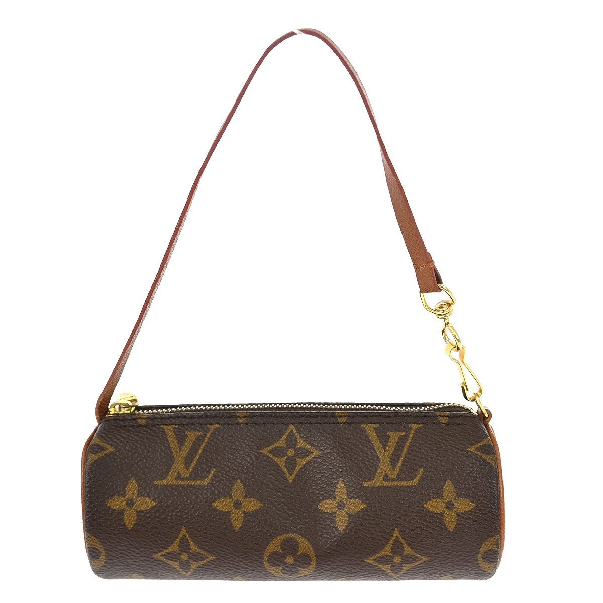 Louis Vuitton Papillon Pochette Monogram Canvas Brown Canvas Handbag ( )