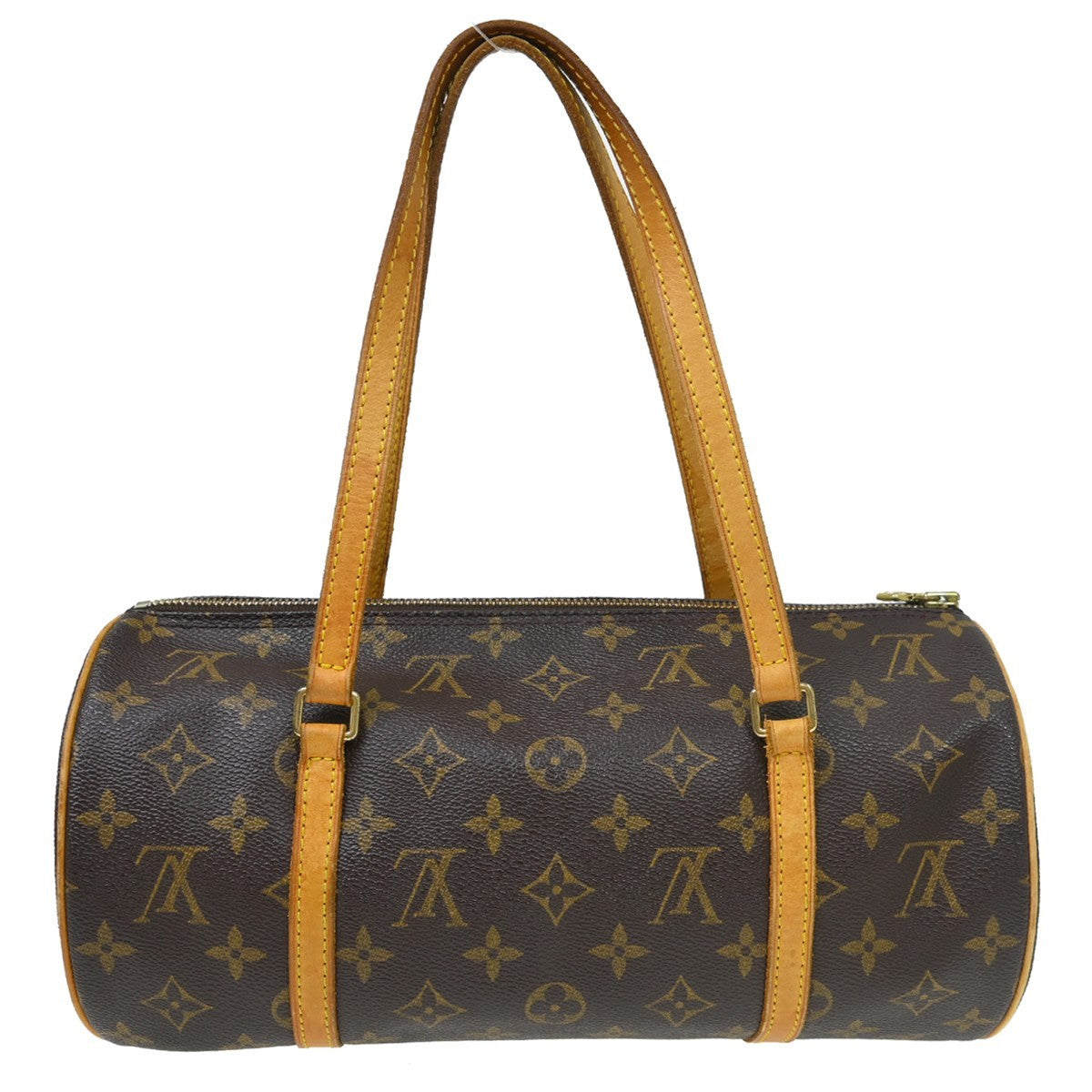 Louis Vuitton Papillon Handbag Monogram Canvas Brown Canvas Handbag ( )