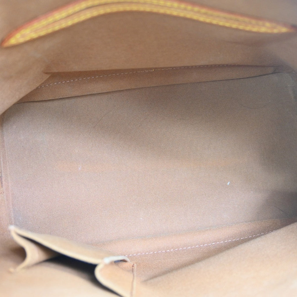 Louis Vuitton Alma Handbag Monogram Canvas Brown Canvas Handbag ( )