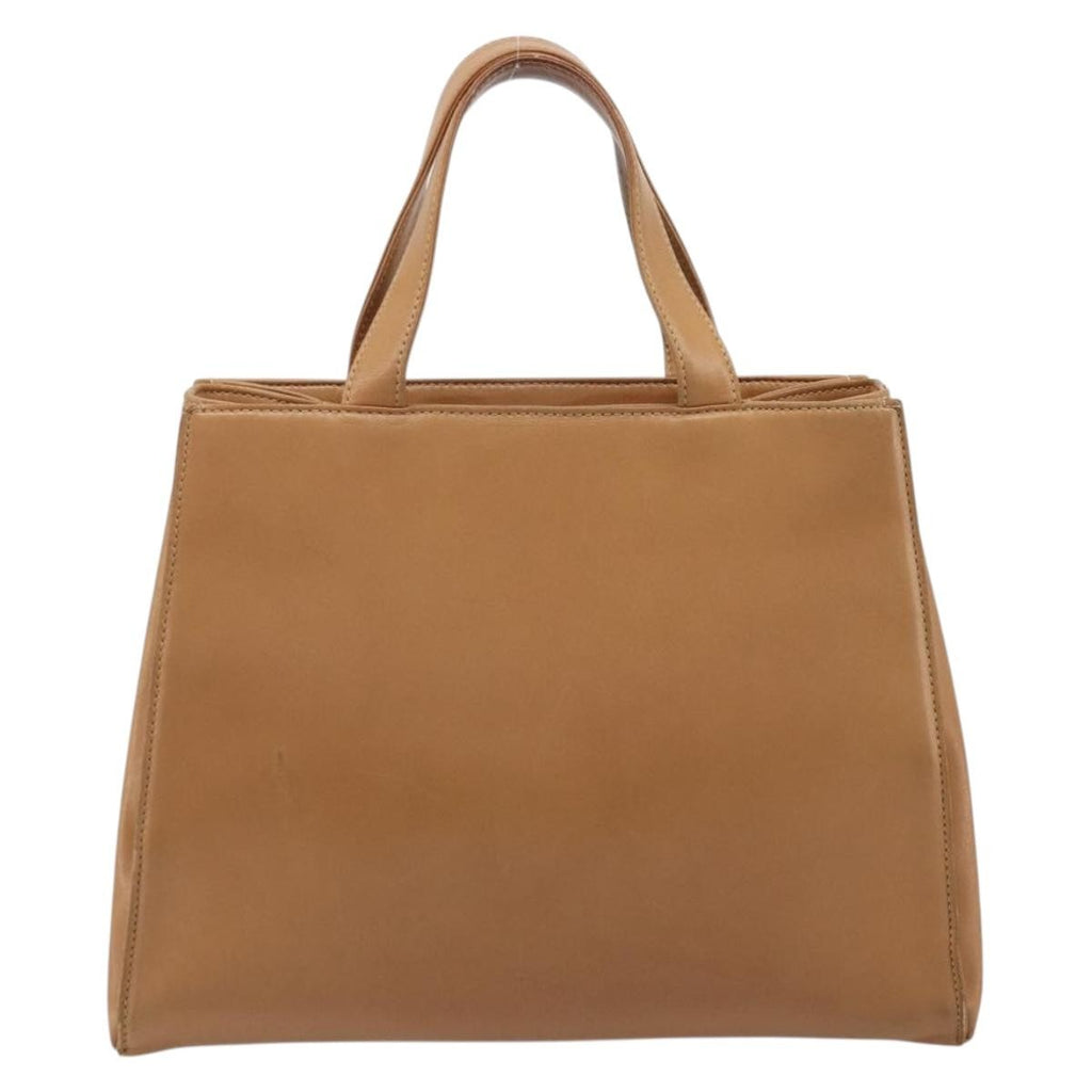 Loewe Anagram Handbag Leather Brown Leather Handbag ( )