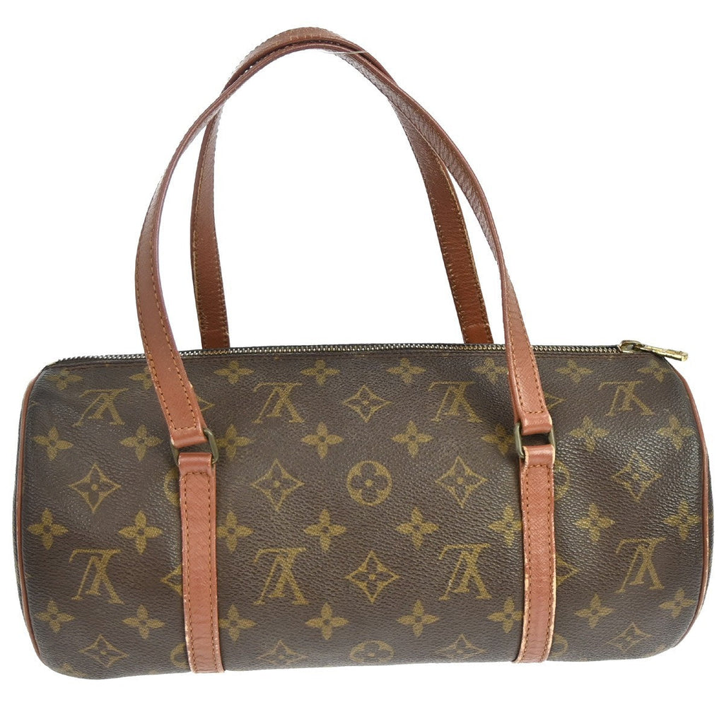 Louis Vuitton Papillon Handbag Monogram Canvas Brown Canvas Handbag ( )
