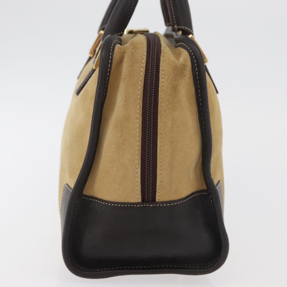 Loewe Amazona Bag Suede Beige Suede Handbag ( )
