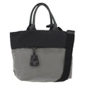 Prada Convertible Double Tote Tessuto Black Nylon Handbag (Authentic  )