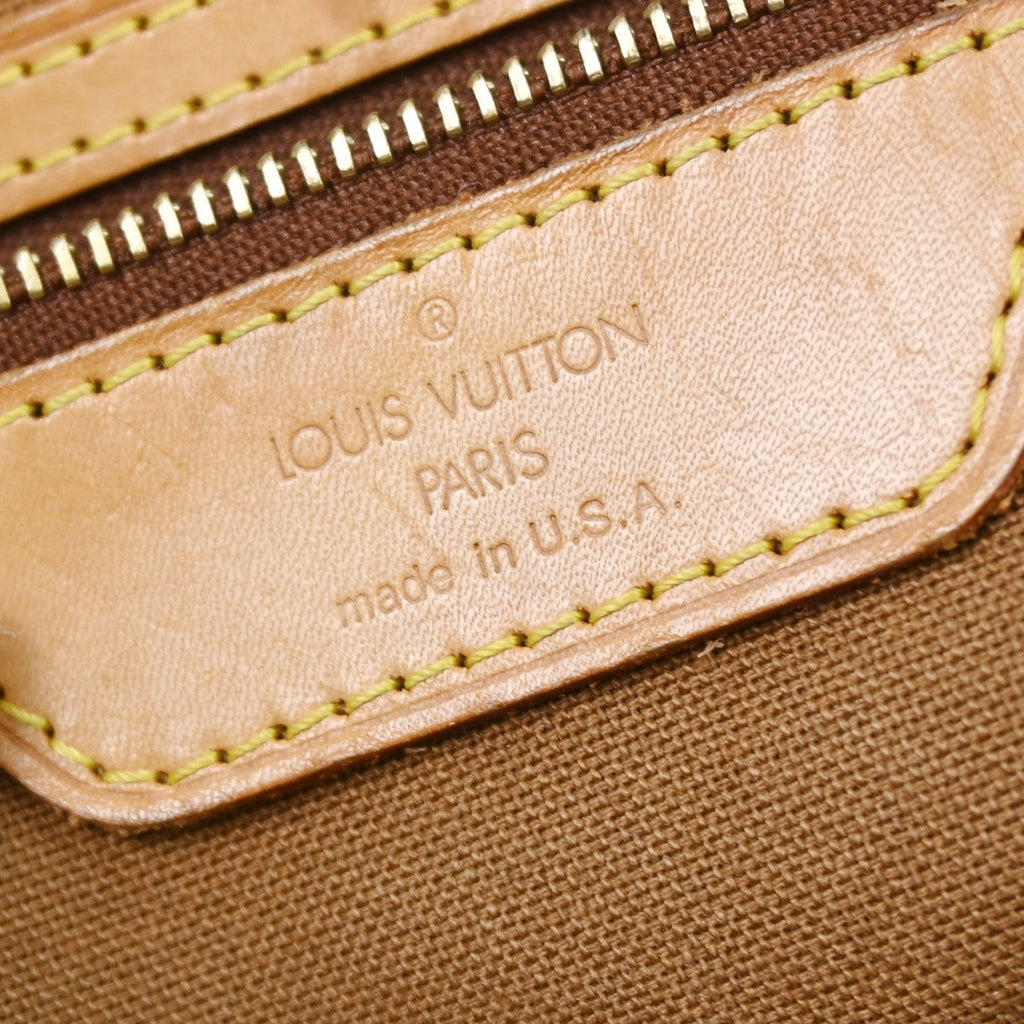 Louis Vuitton Cabas Mezzo Monogram Canvas Brown Canvas Handbag ( )
