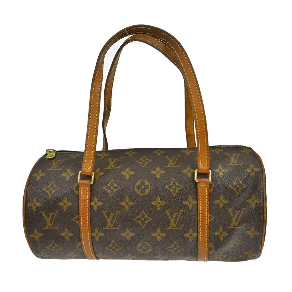 Louis Vuitton Papillon Handbag Monogram Canvas Brown Canvas Handbag ( )