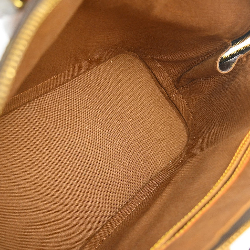 Louis Vuitton Alma Handbag Monogram Canvas Brown Canvas Handbag ( )