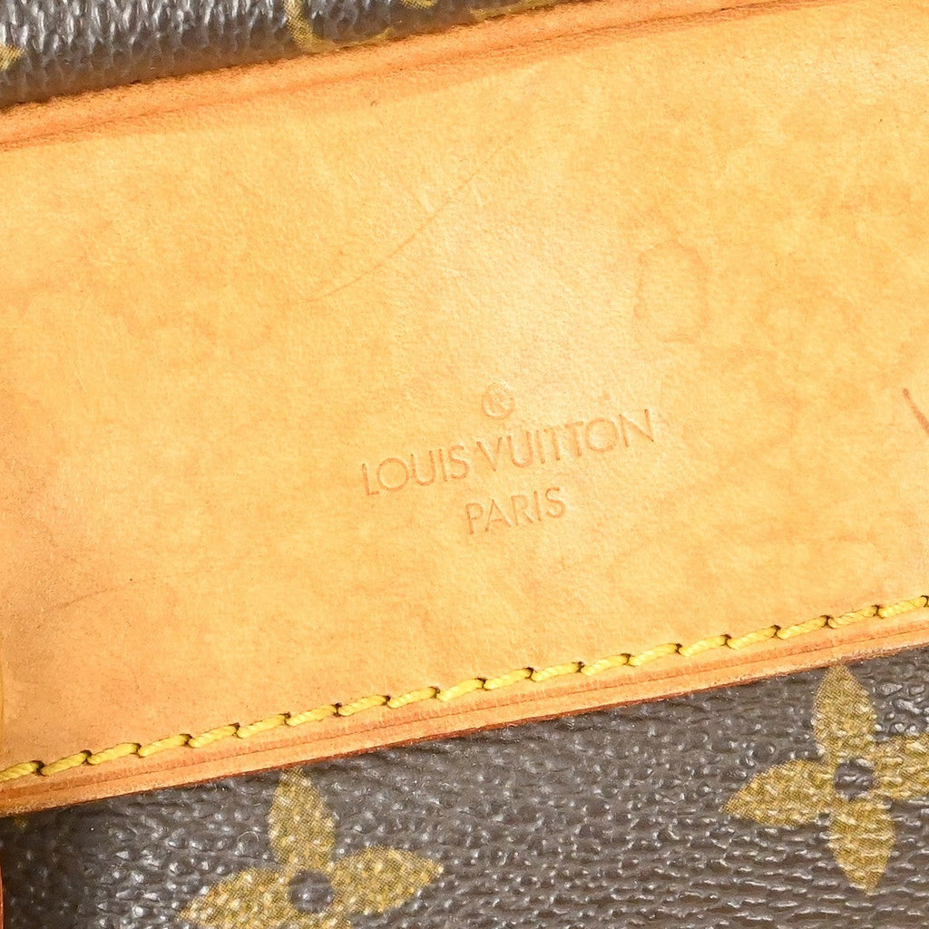 Louis Vuitton Deauville Handbag Monogram Canvas Brown Canvas Handbag ( )