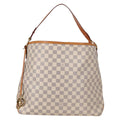 Louis Vuitton Delightful Nm Handbag Damier White Canvas Bag (Authentic  )