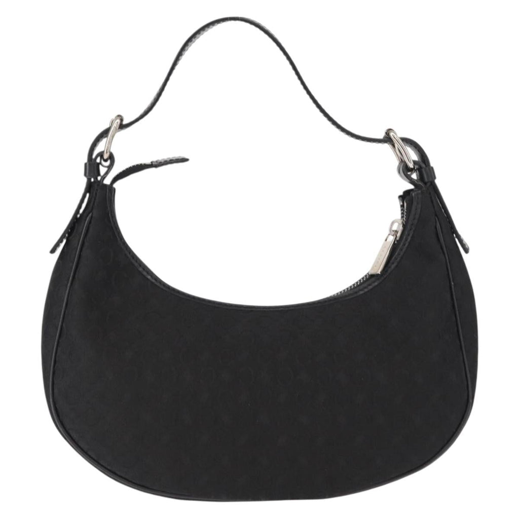 Celine Ava Bag Macadam Canvas Black Canvas Handbag (Authentic  )