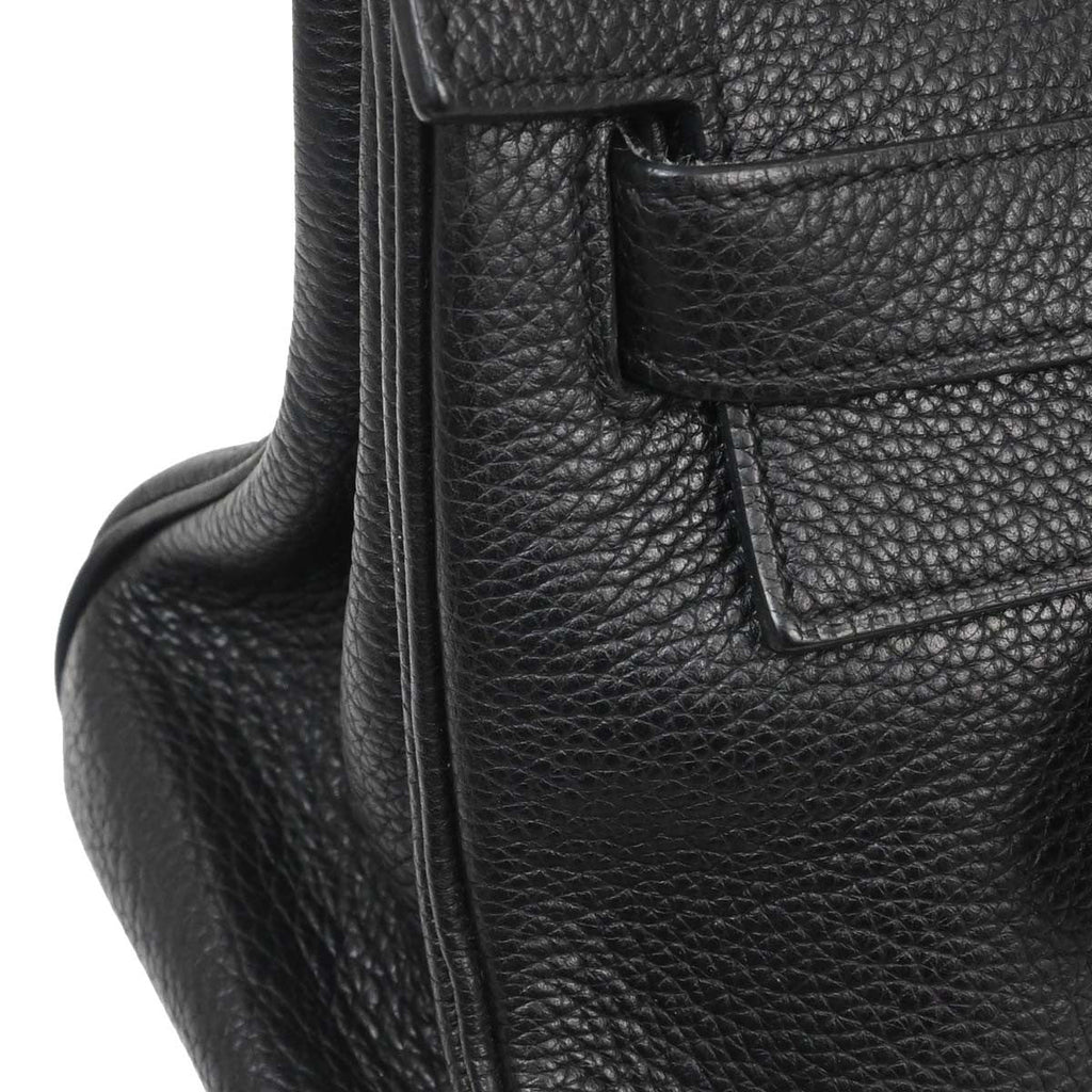 Hermes Shoulder Kelly Bag Togo Black Leather Handbag (Authentic  )