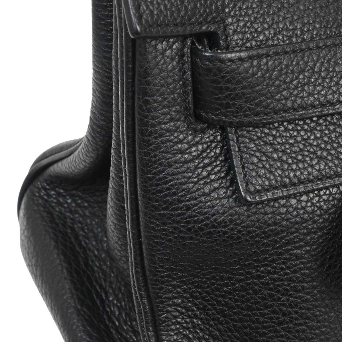 Hermes Shoulder Kelly Bag Togo Black Leather Handbag (Authentic  )