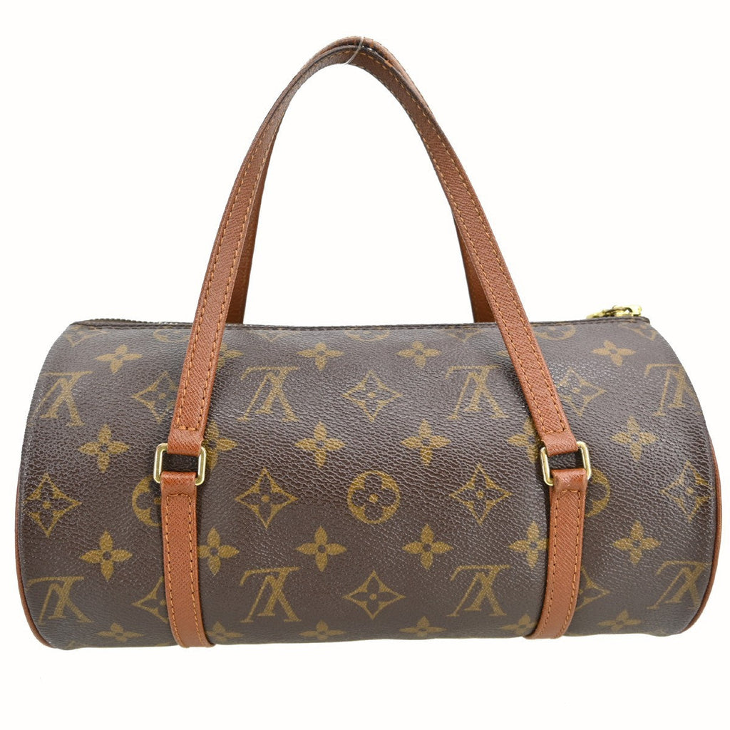 Louis Vuitton Papillon Handbag Monogram Canvas Brown Canvas Handbag ( )