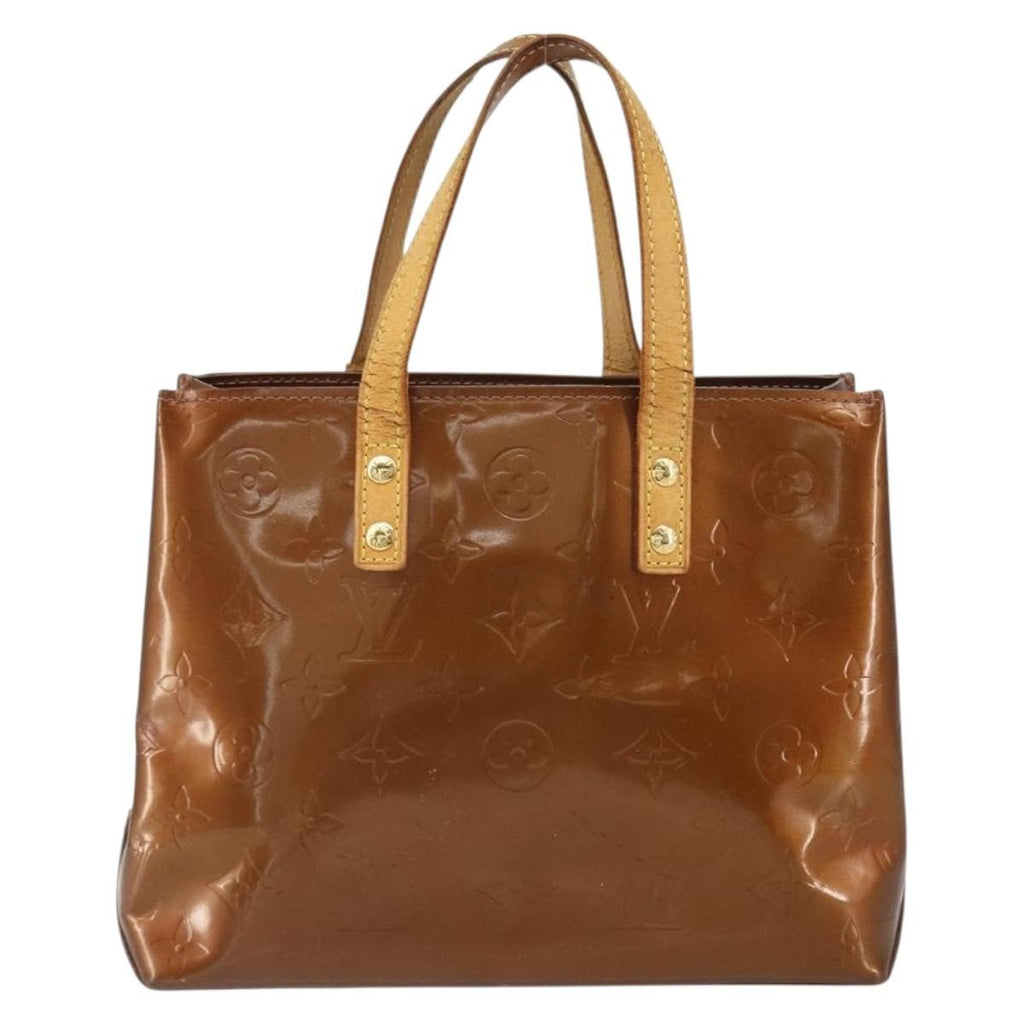 Louis Vuitton Reade Handbag Monogram Vernis Brown Patent_Leather Handbag (Authentic  )