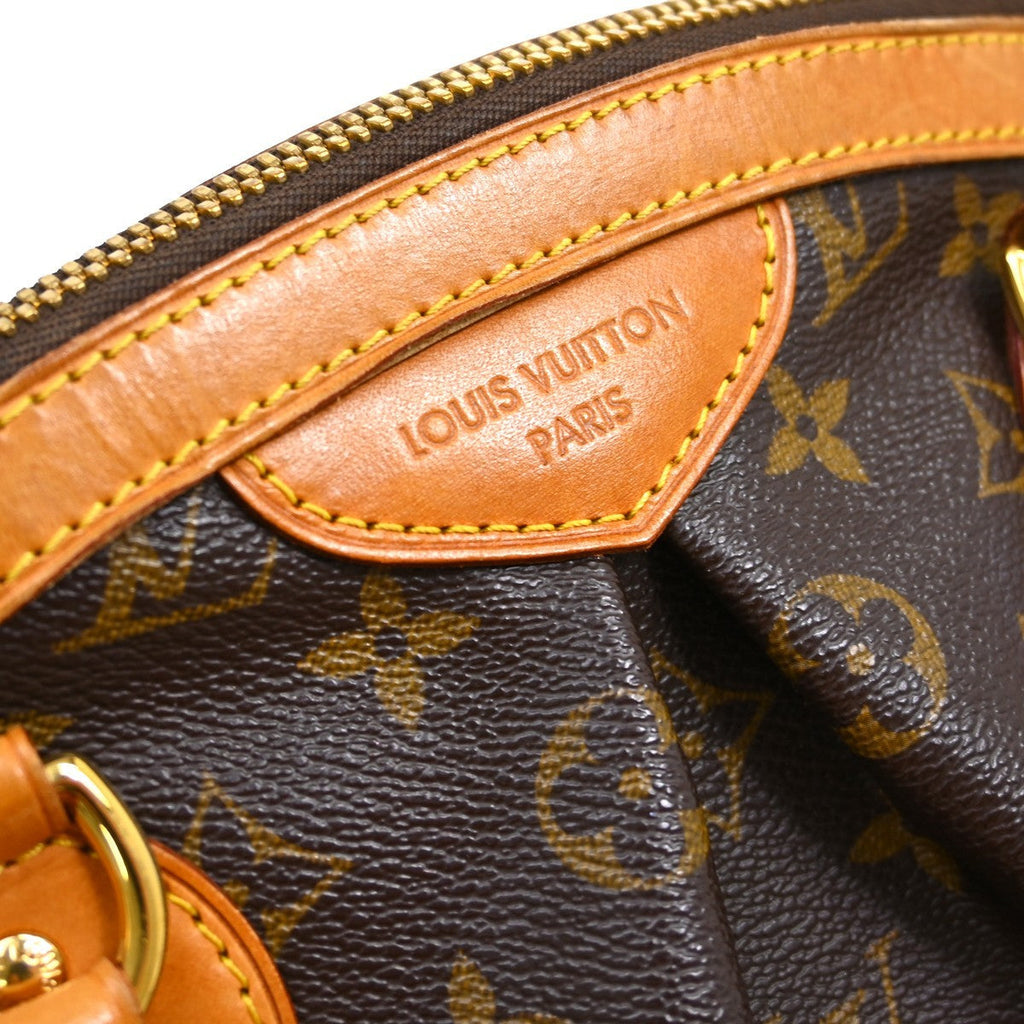 Louis Vuitton Tivoli Handbag Monogram Canvas Brown Canvas Handbag ( )