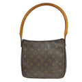 Louis Vuitton Monogram Looping Handbag Monogram Canvas Brown Canvas Handbag ( )