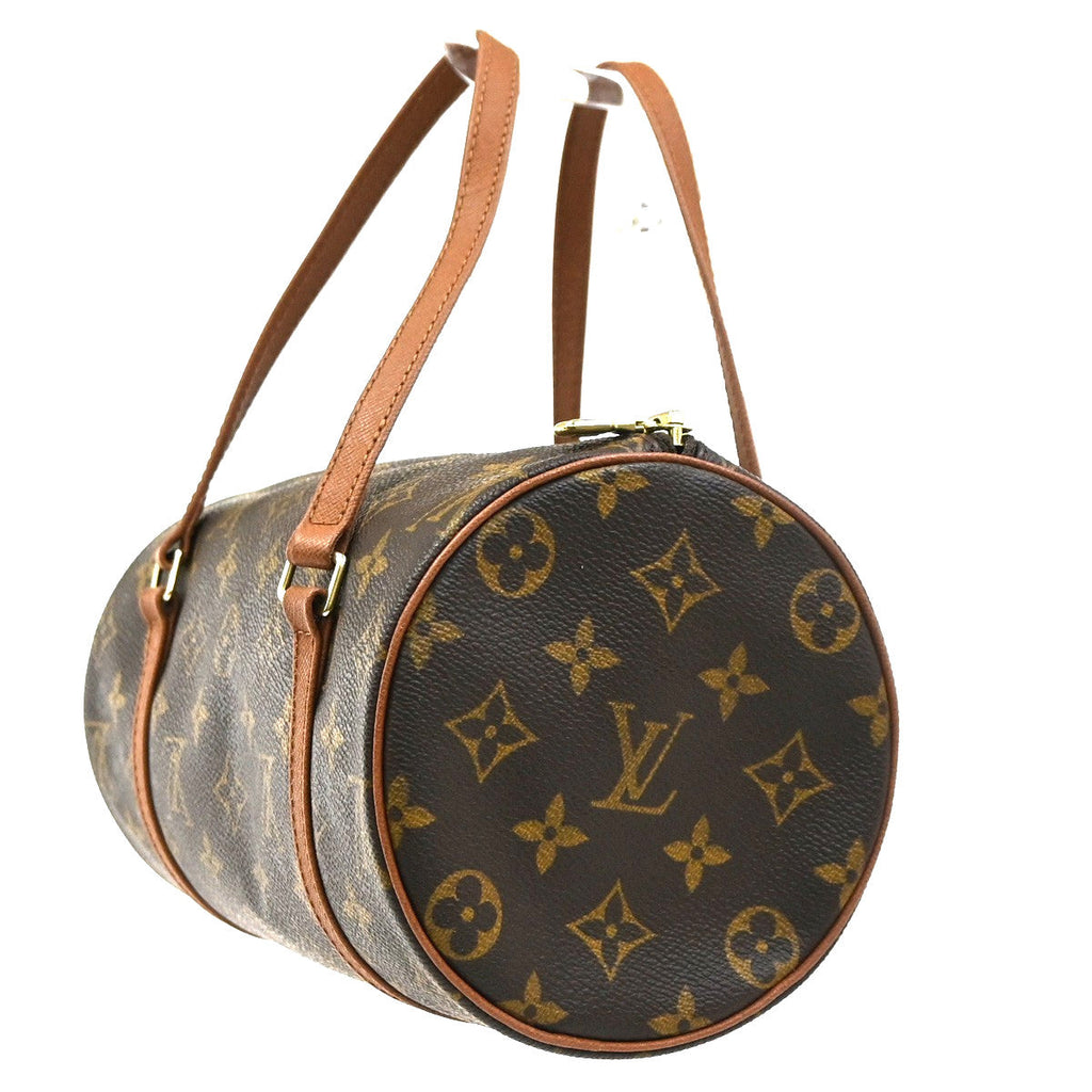 Louis Vuitton Papillon Handbag Monogram Canvas Brown Canvas Handbag ( )