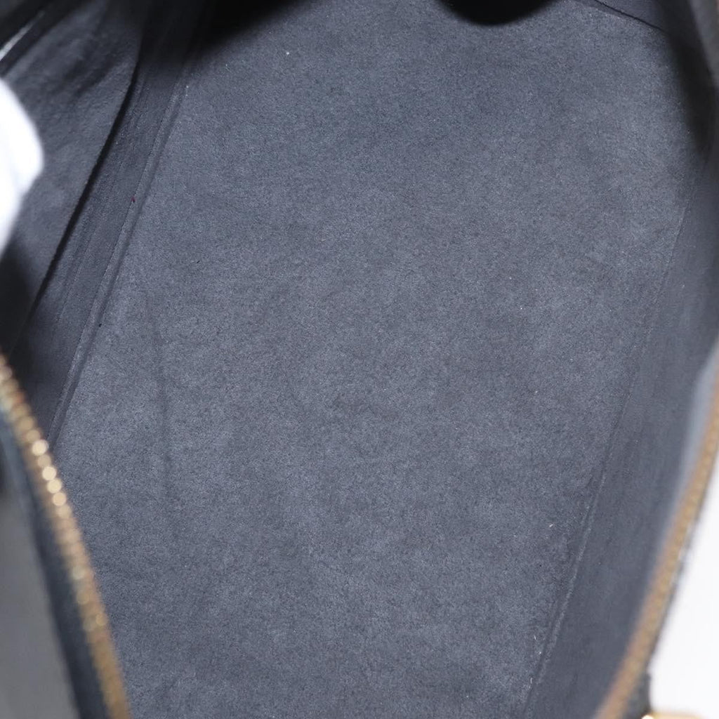 Louis Vuitton Alma Handbag Epi Leather Black Leather Handbag (Authentic  )