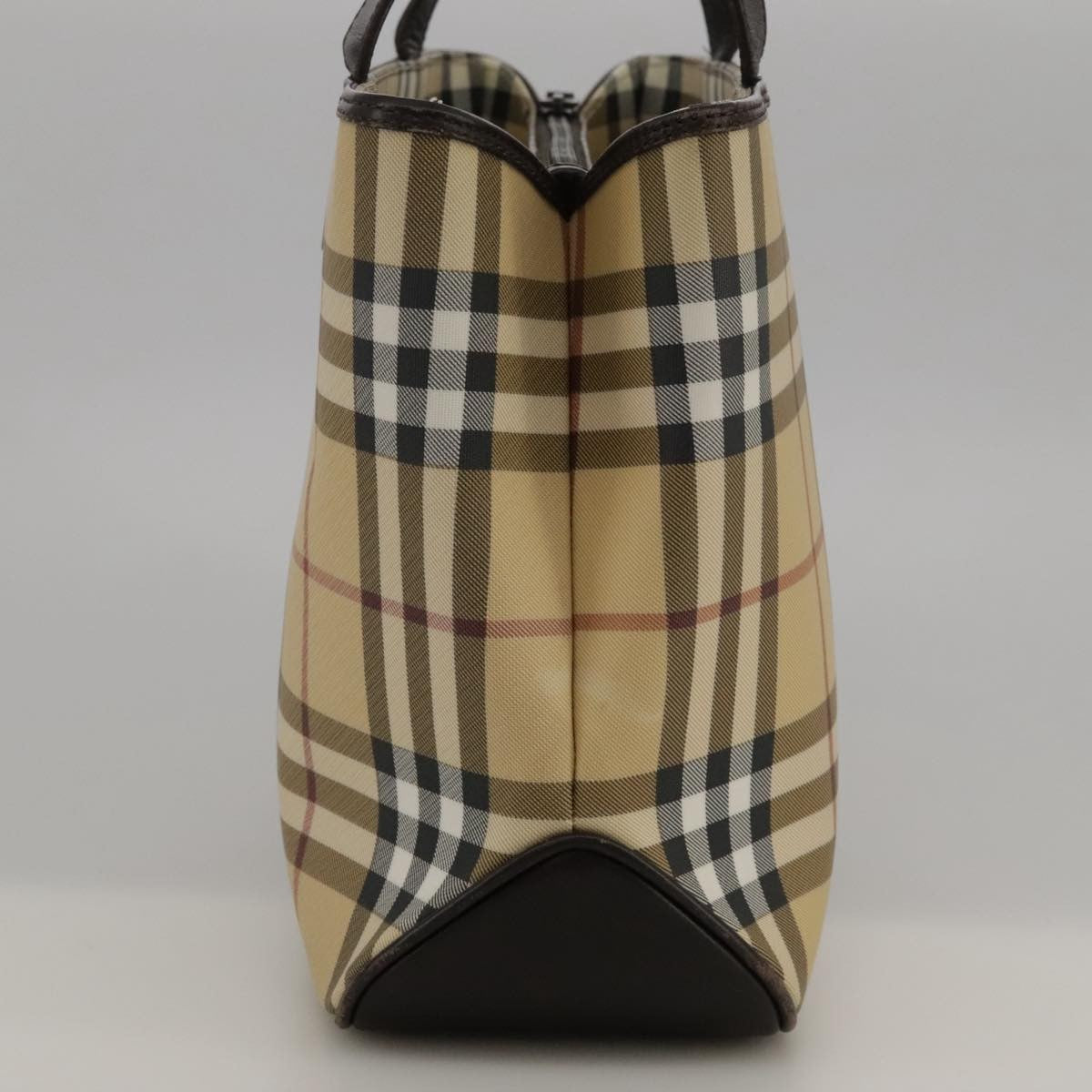 Burberry Nova Check Handbag Nova Check Canvas And Leather Beige Canvas Handbag (Authentic  )