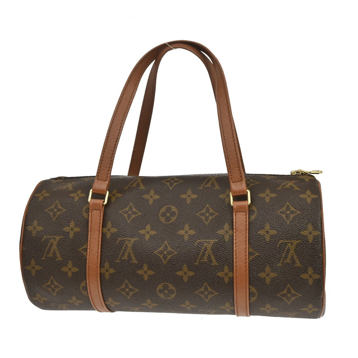 Louis Vuitton Papillon Handbag Monogram Canvas Brown Canvas Handbag ( )