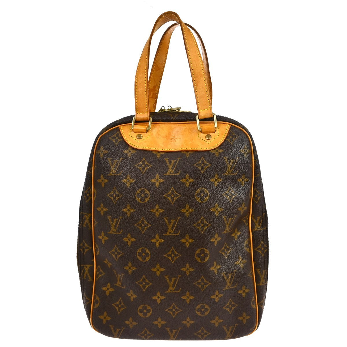 Louis Vuitton Excursion Handbag Monogram Canvas Brown Canvas Handbag (Authentic  )