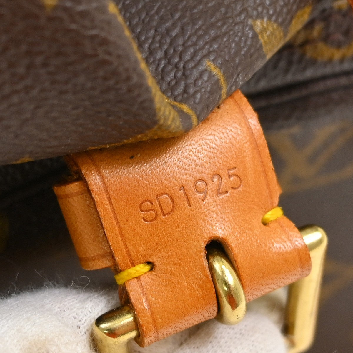 Louis Vuitton Vintage Montsouris Backpack Monogram Canvas Brown Canvas Backpack Bag ( )
