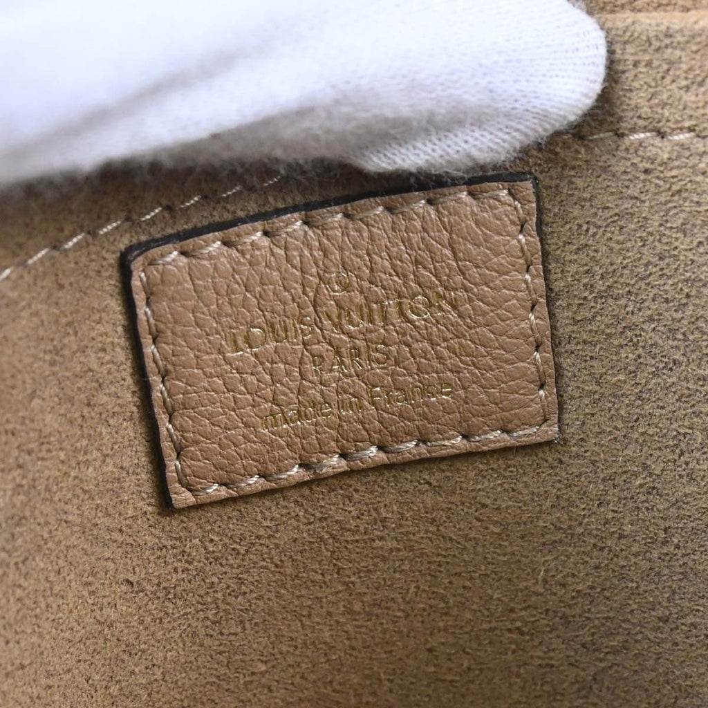 Louis Vuitton Marignan Handbag Monogram Canvas With Leather Brown Canvas Handbag ( )