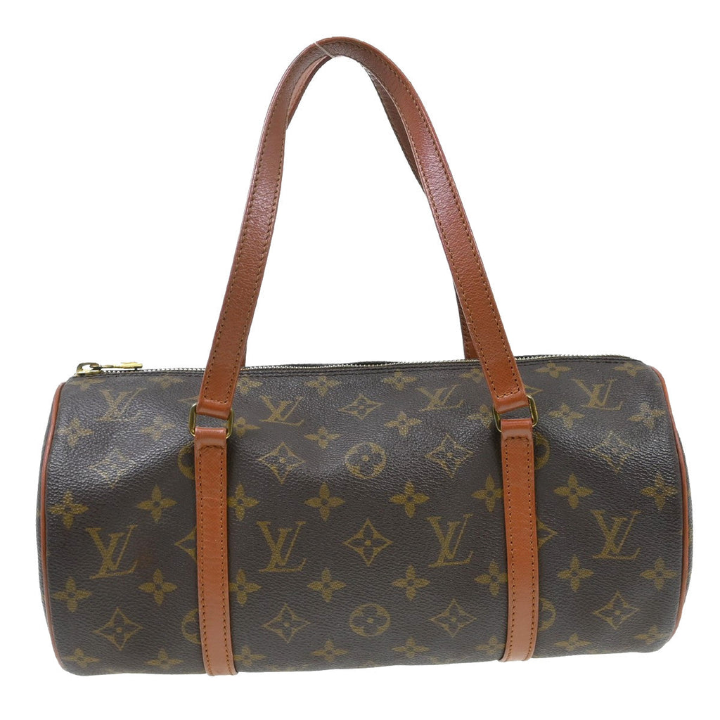 Louis Vuitton Papillon Handbag Monogram Canvas Brown Canvas Handbag ( )