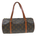 Louis Vuitton Papillon Handbag Monogram Canvas Brown Canvas Handbag ( )