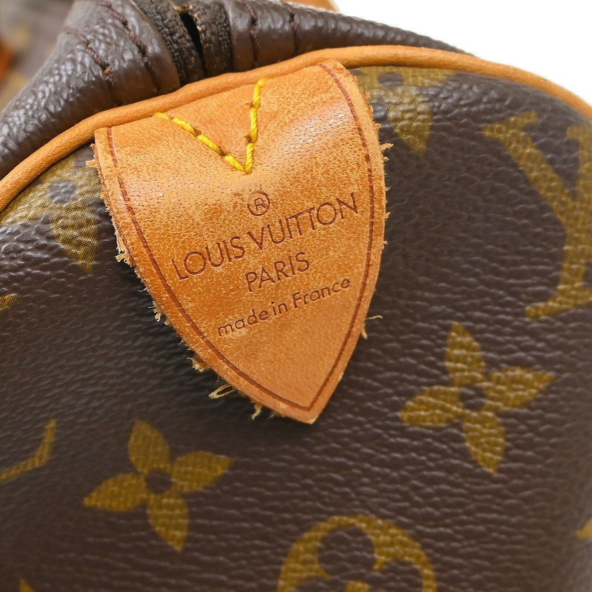Louis Vuitton Speedy Handbag Monogram Canvas Brown Canvas Handbag ( )