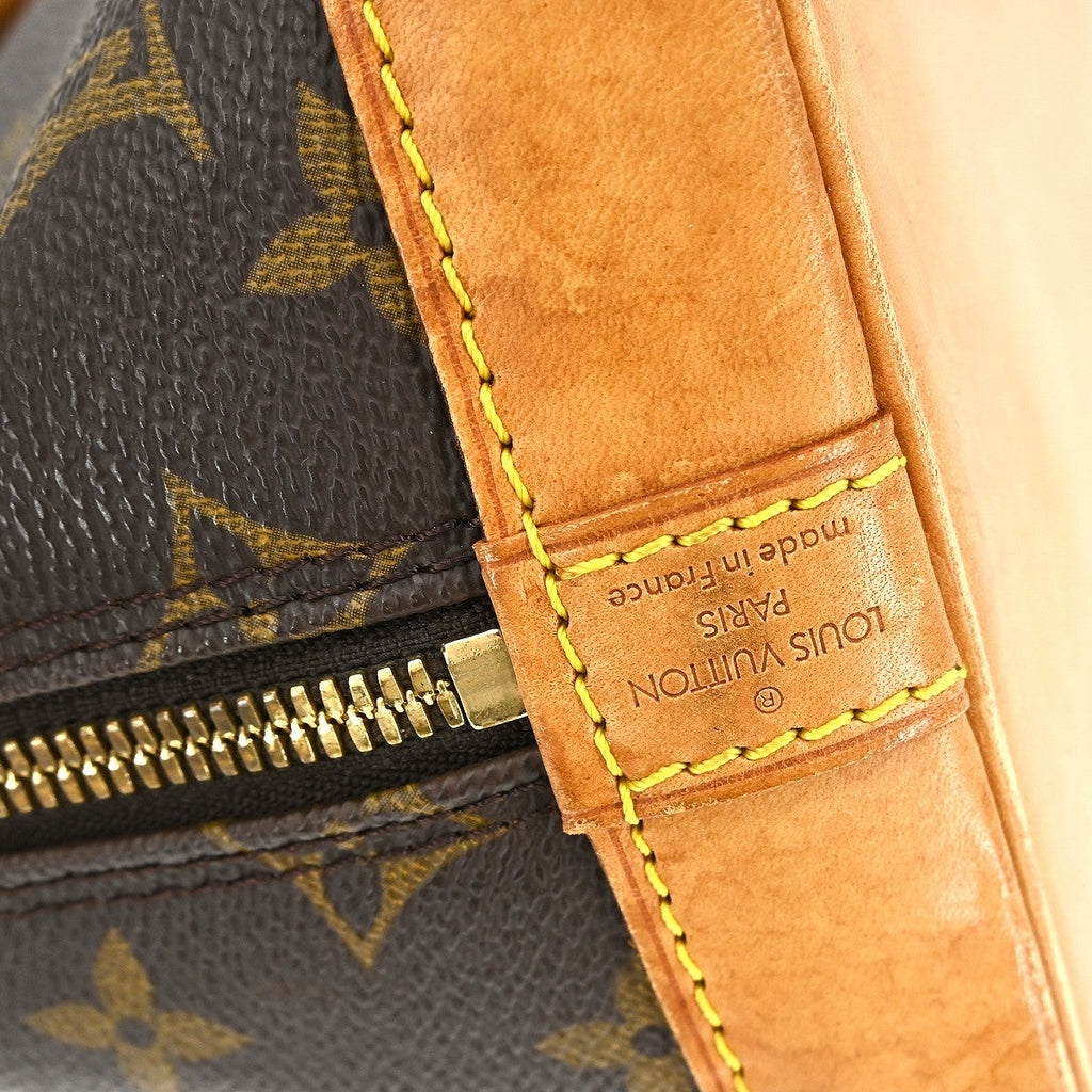 Louis Vuitton Alma Handbag Monogram Canvas Brown Canvas Handbag ( )