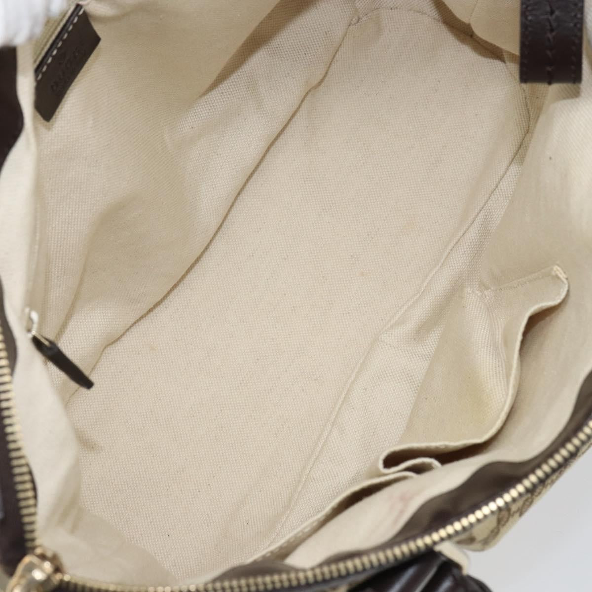 Gucci Sukey Top Handle Satchel Gg Canvas With Leather Beige Canvas Handbag (Authentic  )